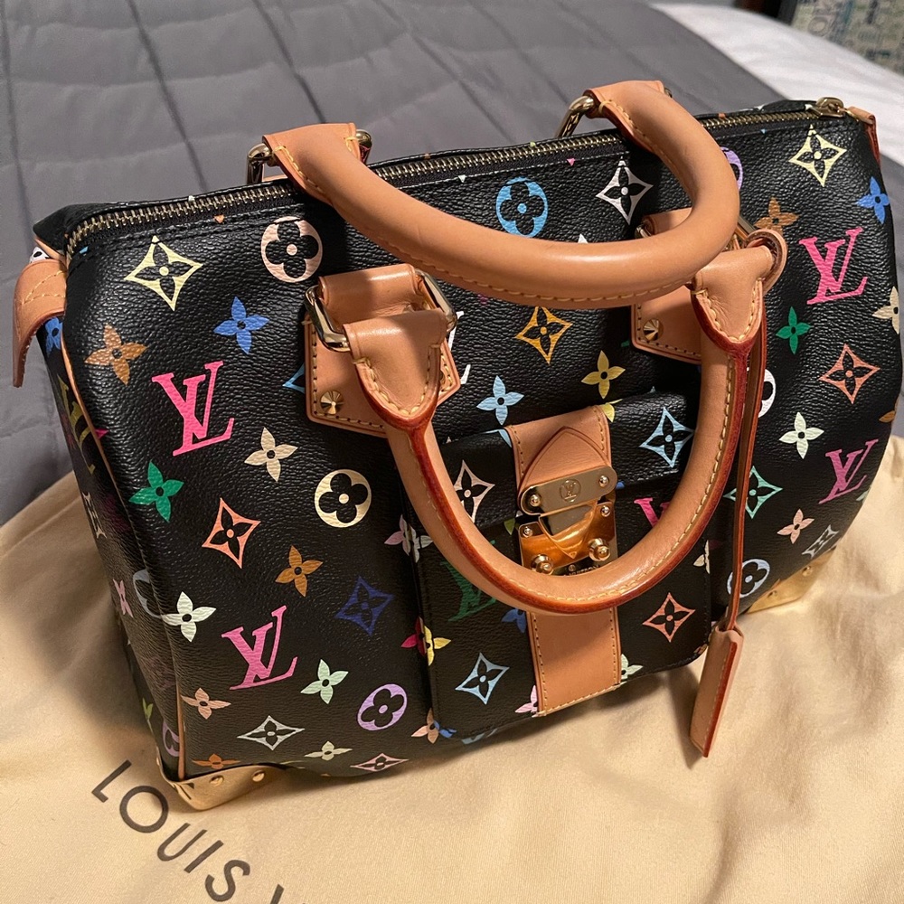 SOLD!!!!Louis Vuitton multicolor speedy 30